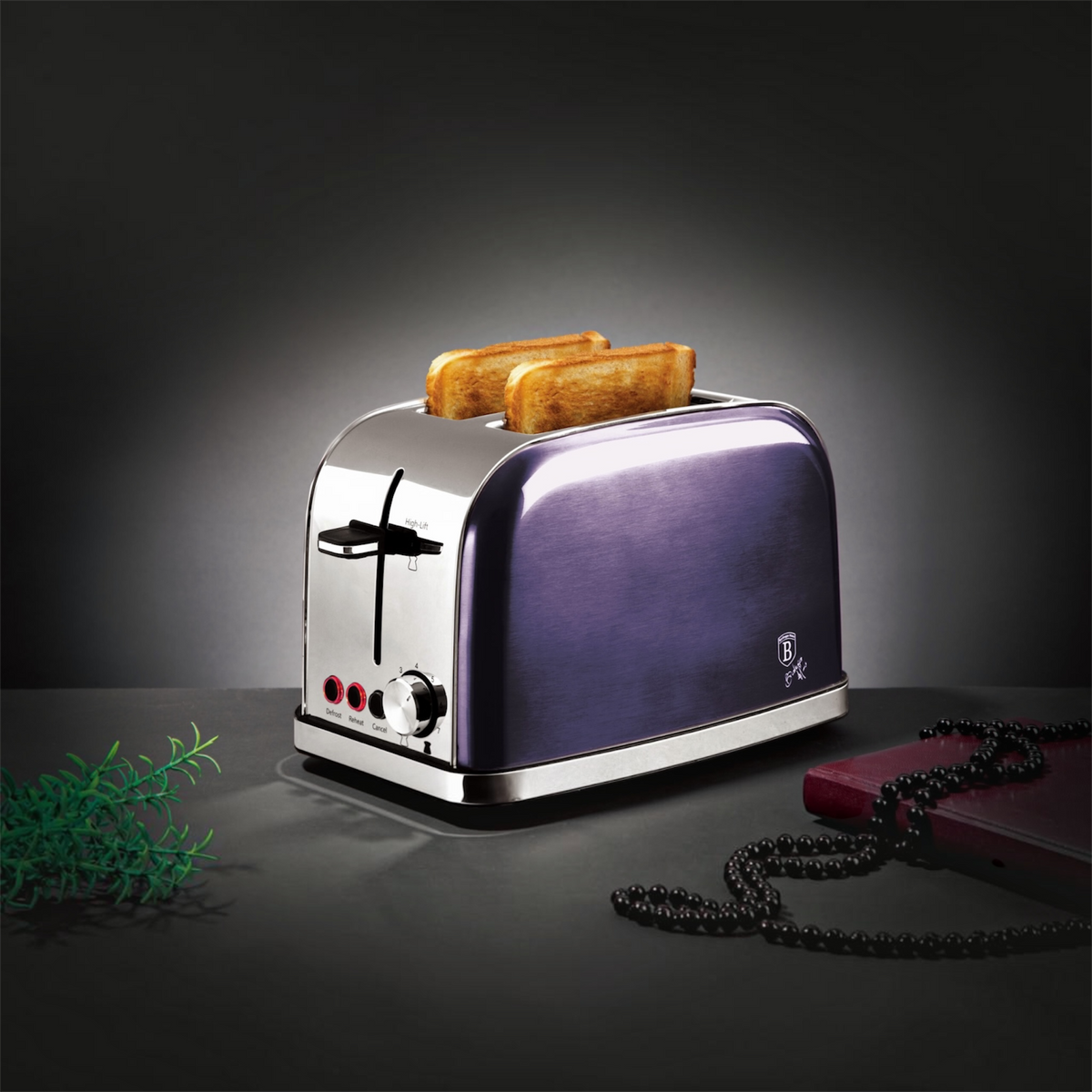 Berlinger Haus BH-9392 skrudintuvas, 2 riekelėms, Purple Eclipse