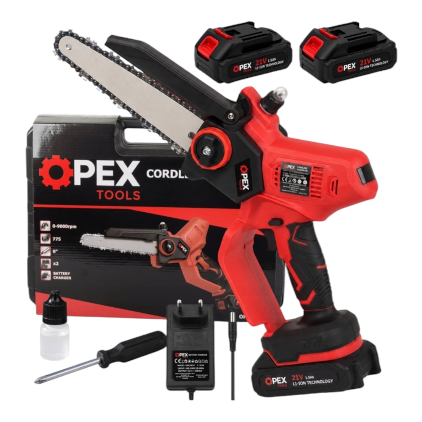 Opex akumuliatorinis grandininis pjūklas OPX28012