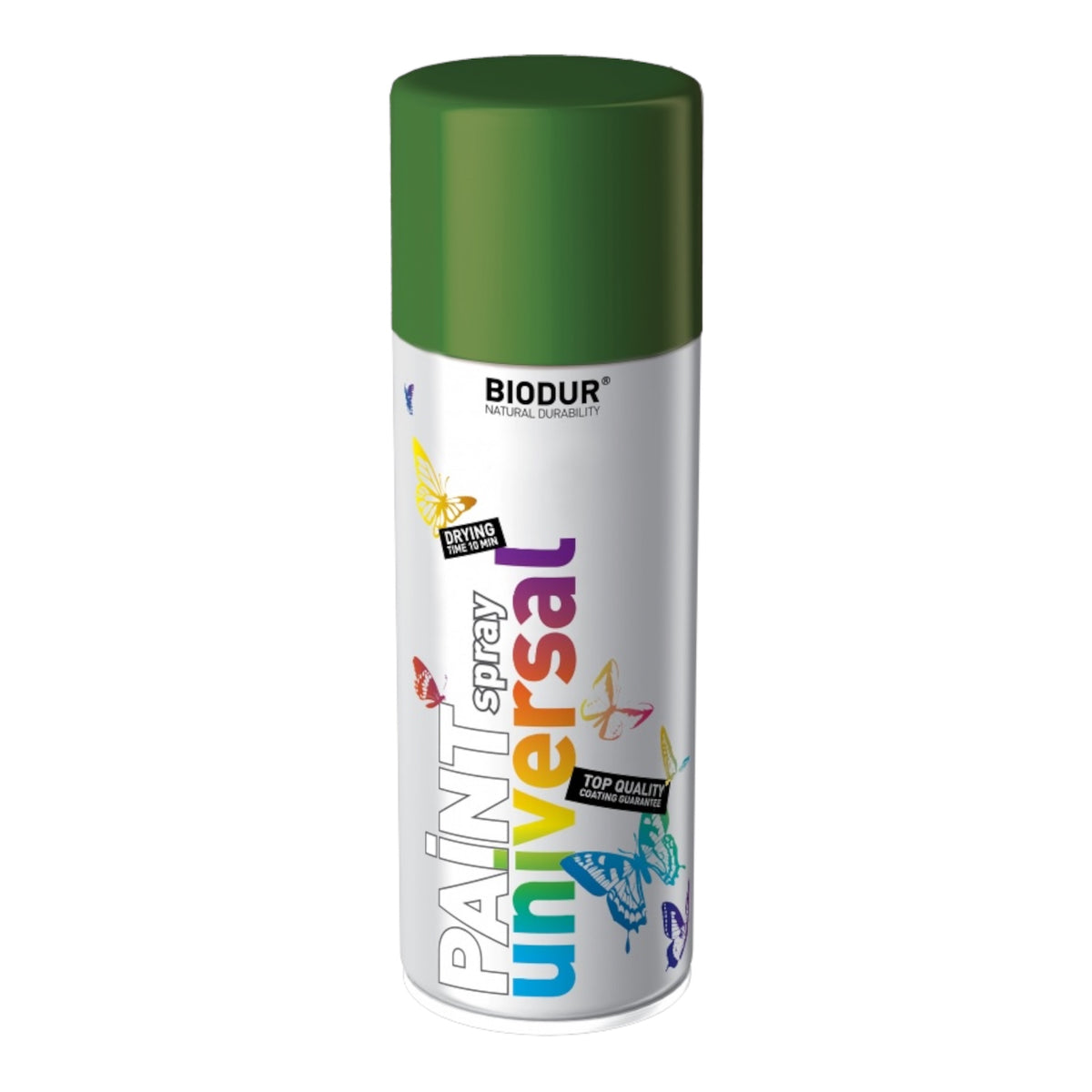 BIODUR Paint Universal aerozolinė emalė, šviesiai žalia (RAL6010), 400 ml