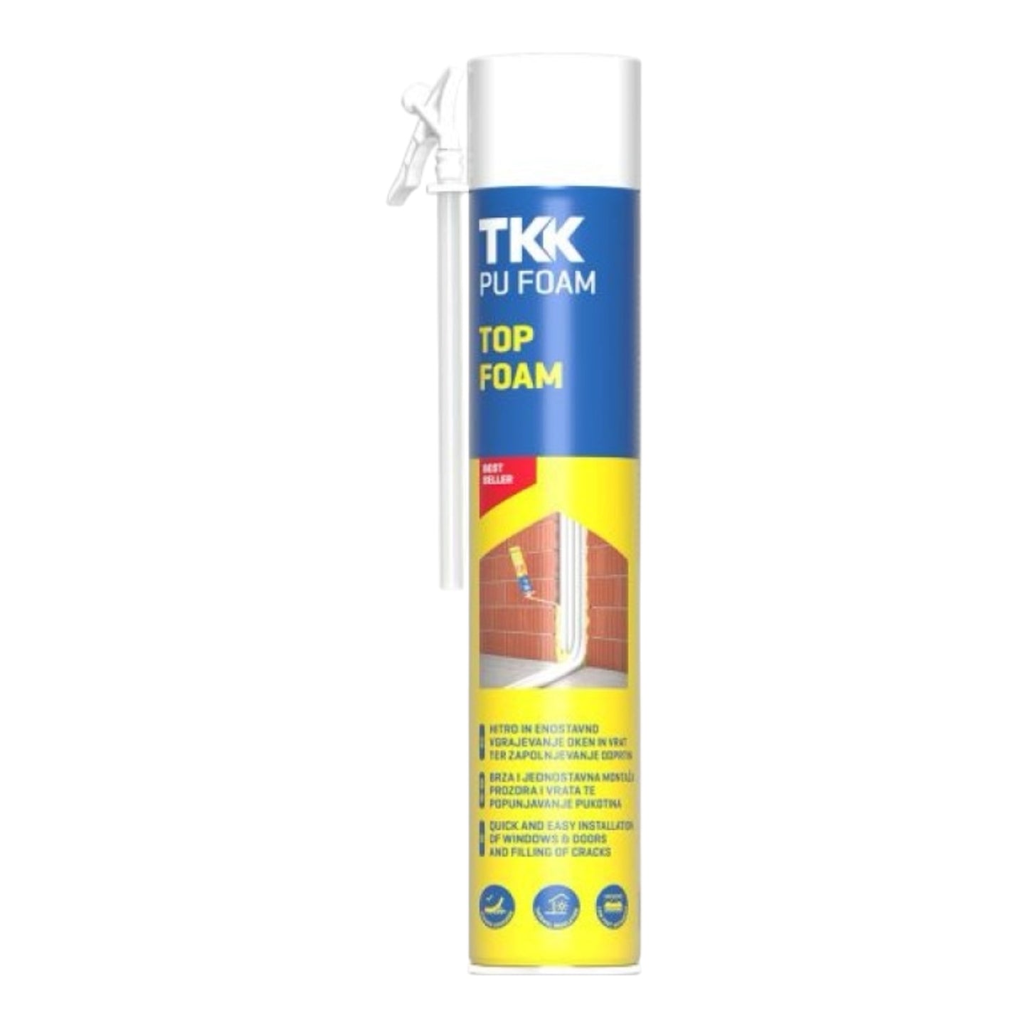 TKK Top Foam poliuretano montavimo putos, 750 ml