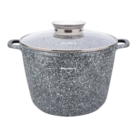 Puodas Klausberg KB-7525, 6,2 L, Ø24 × 16,5 cm, marmurinė nelimpanti danga