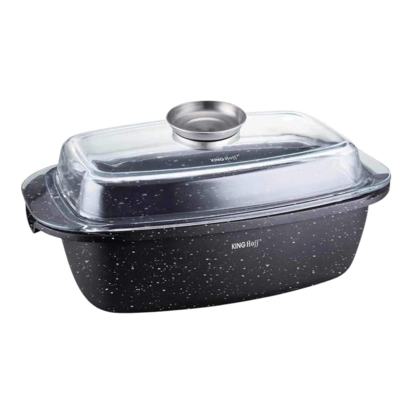 KingHoff KH-1608 kepimo indas su dangčiu, 5,5 l, 32 x 22 x 10,6 cm