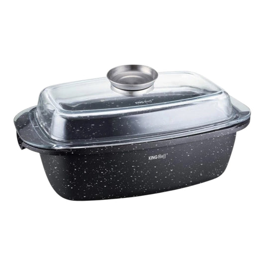 KingHoff KH-1608 kepimo indas su dangčiu, 5,5 l, 32 x 22 x 10,6 cm