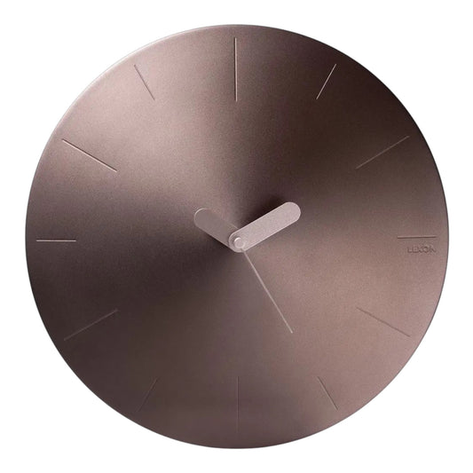 LEXON CONIC LR142M sieninis laikrodis, Ø17 cm, rudas