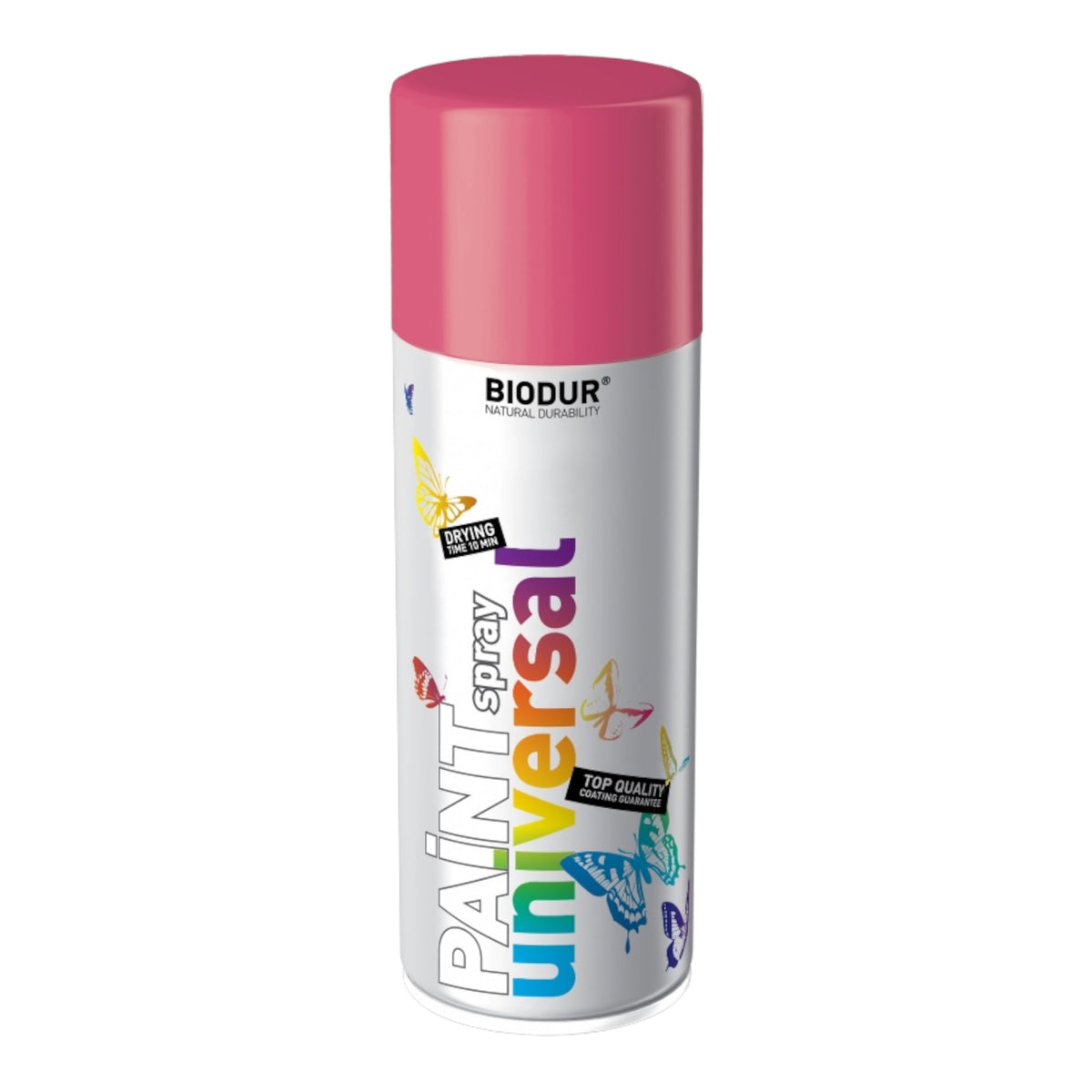 BIODUR Paint Universal aerozolinė emalė, rožinė (RAL4003), 400 ml