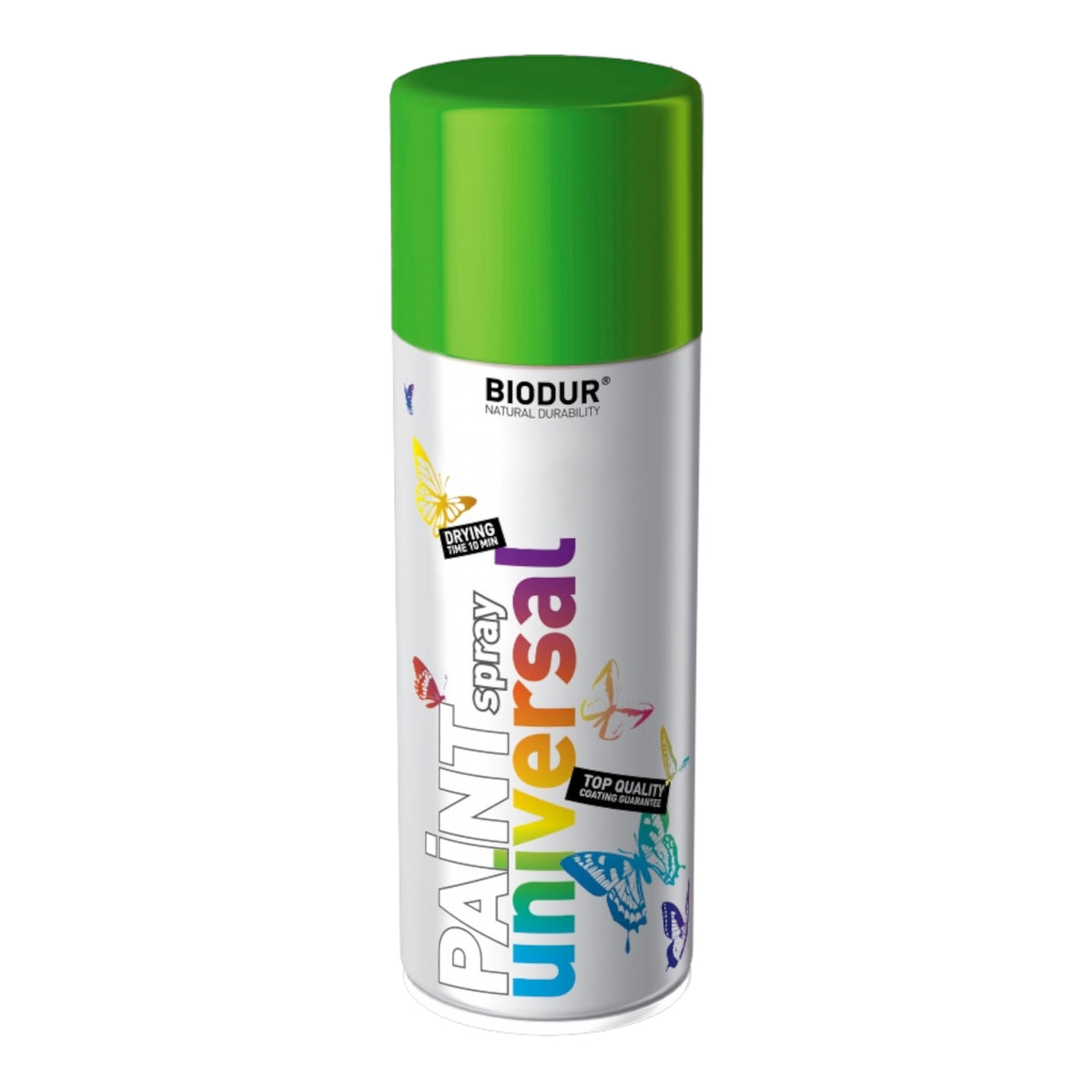 BIODUR Paint Universal aerozolinė emalė, šviesiai žalia (RAL6018), 400 ml