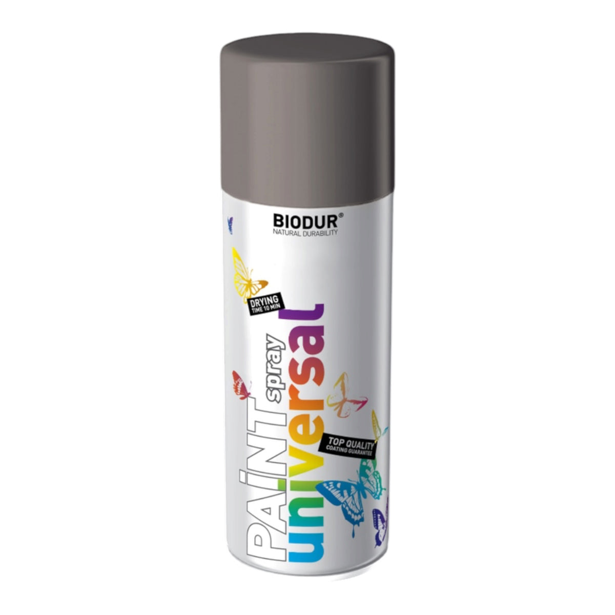 BIODUR Paint Universal aerozolinė emalė, antracitas matinis (RAL7016), 400 ml