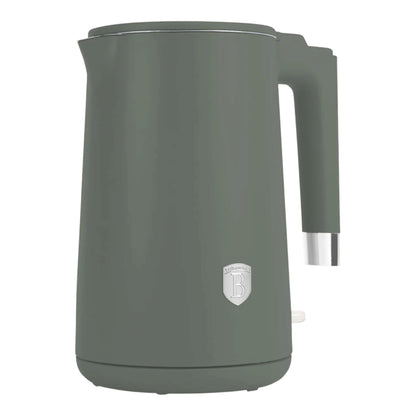 Berlinger Haus BH-9924 elektrinis virdulys dvigubomis sienelėmis, 1,7 l, 1800 W, matinė žalia
