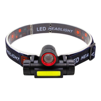 Įkraunamas LED žibintuvėlis ant galvos su magnetu, COB ir CREE LED, USB