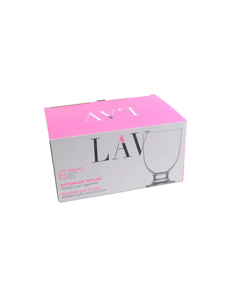 LAV Tokyo stiklinės (6 vnt., 290 ml)