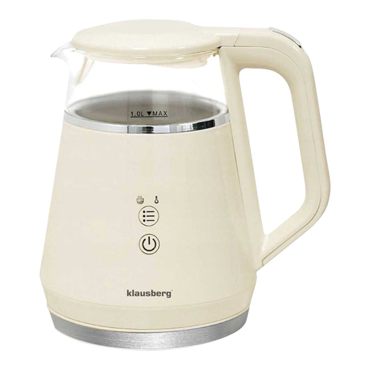 Elektrinis virdulys Klausberg KB-7893, 1 L, su temperatūros reguliavimu