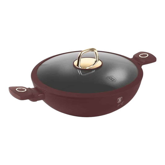 Berlinger Haus BH-8035 „Leonardo Collection" Wokas su dangčiu, 30 cm, 4,8 L