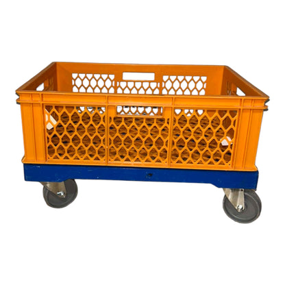 Transportavimo vežimėlis dėžėms (platforma su ratukais), 60 × 40 cm