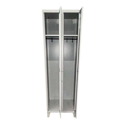 Dviejų vietų metalinė persirengimo spintelė (A 1,95 m × P 60 cm × G 50 cm)