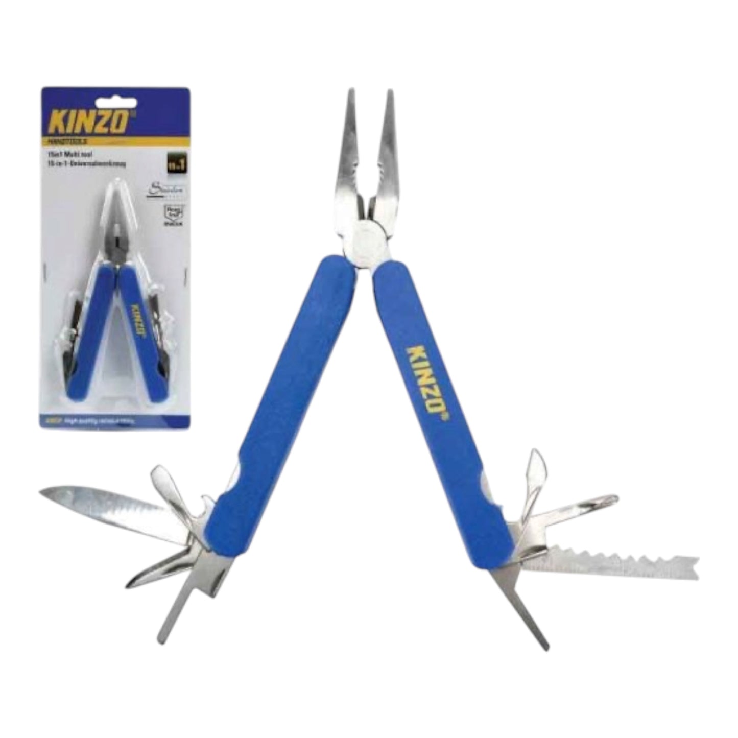 Kinzo 15-in-1 daugiafunkcis įrankis (replės), 248 mm