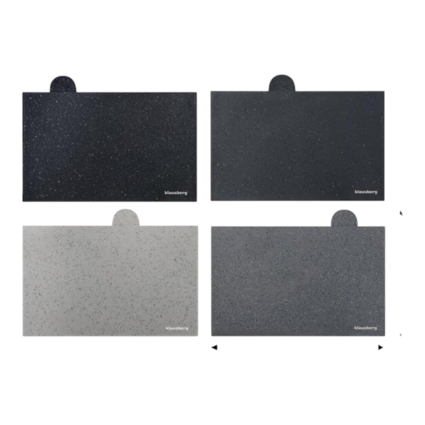Klausberg KB-7834 virtuvinių peilių ir pjaustymo lentelių rinkinys su stovu, 9 dalys