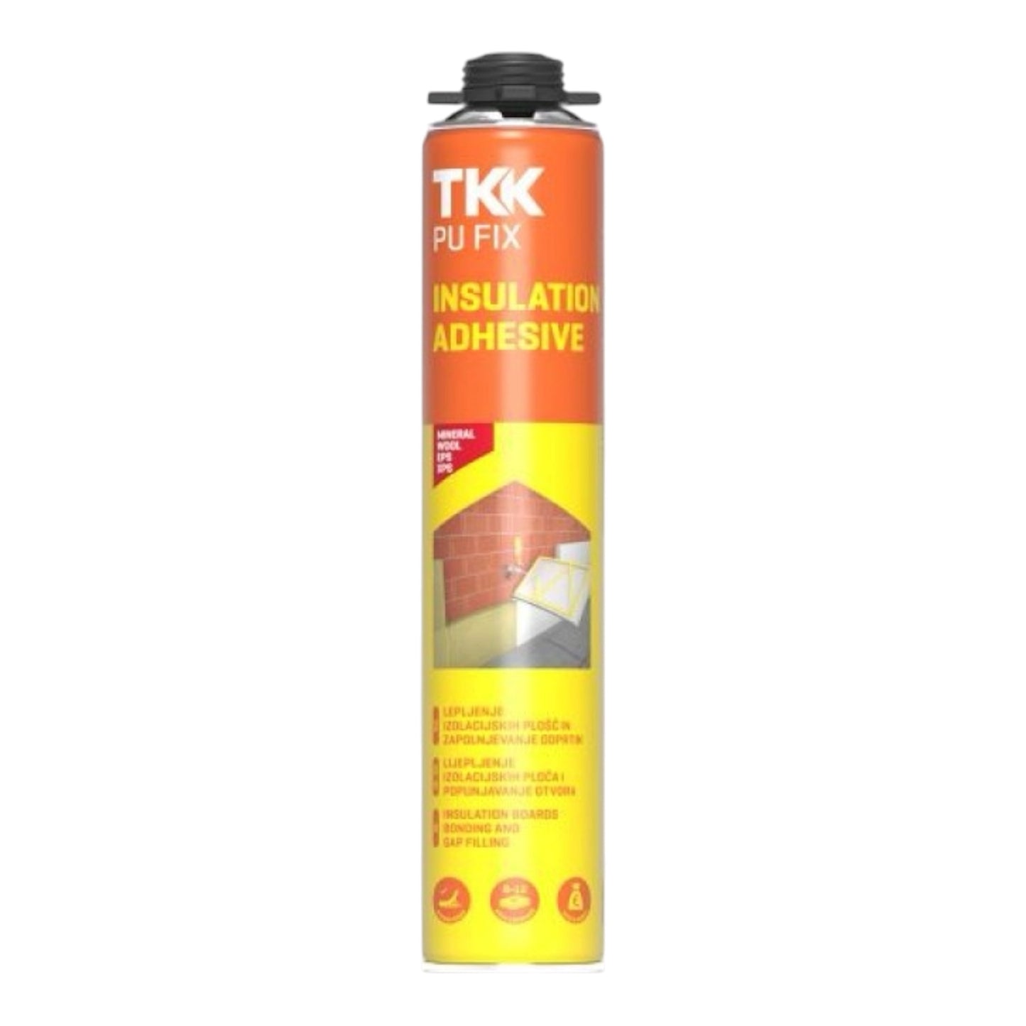 TKK PU Fix poliuretaniniai izoliacinių plokščių klijai, 800 ml